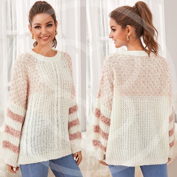 GEORGIA Color Block Knit Sweater - Picture 3 of 3